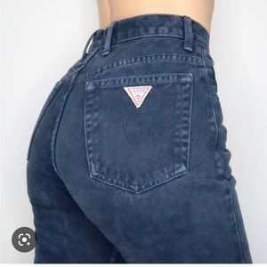 Vintage 1981 black guess jeans
